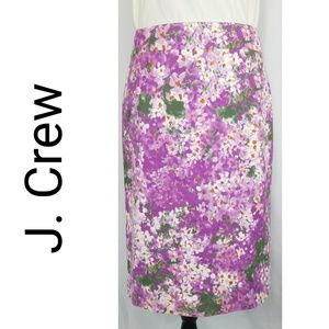 Lilac Purple Floral Skirt